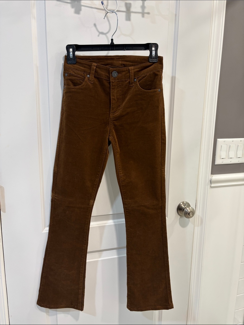 Kut from the Kloth Brown Corduroy/Velvety Flare Jeans